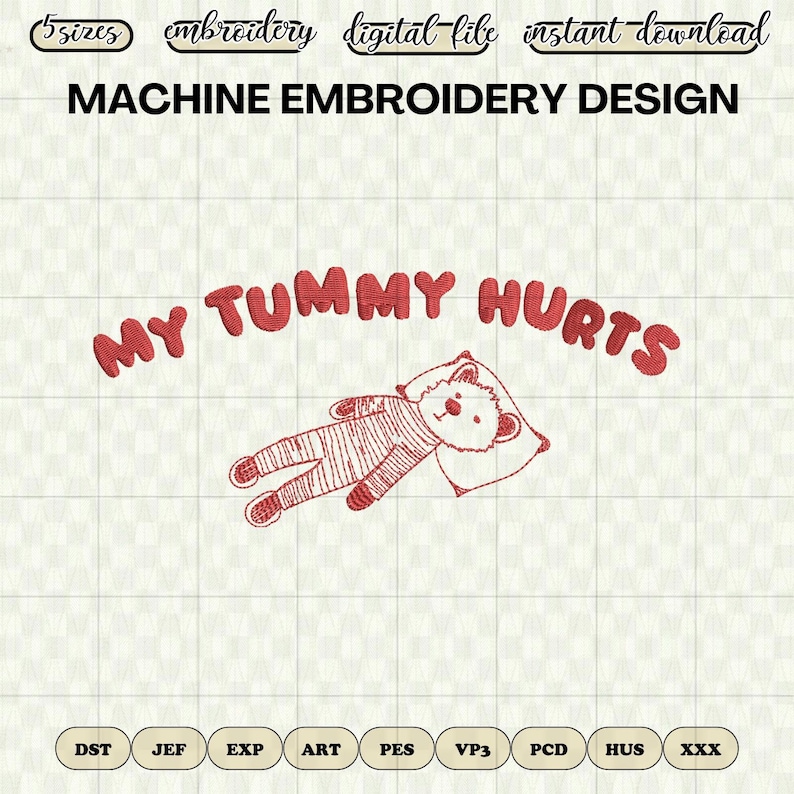 Funny Bear Tummy Hurts