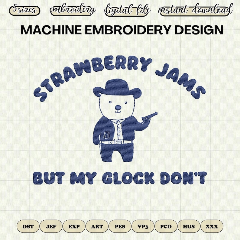 Funny Bear Strawberry Jams